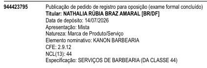 KANON BARBEARIA