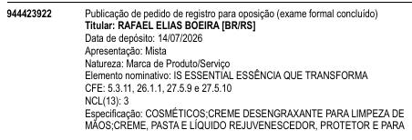 IS ESSENTIAL ESSÊNCIA QUE TRANSFORMA