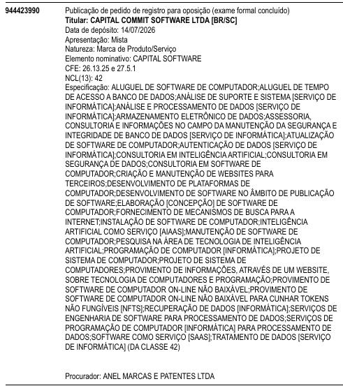 CAPITAL SOFTWARE