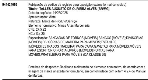 Minas Artes Marcenaria