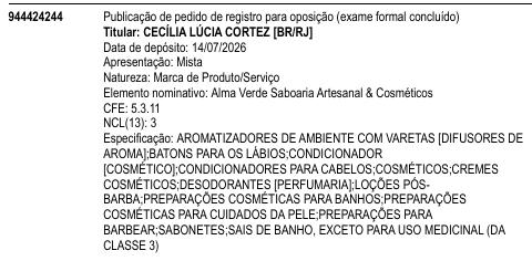 Alma Verde Saboaria Artesanal & Cosméticos