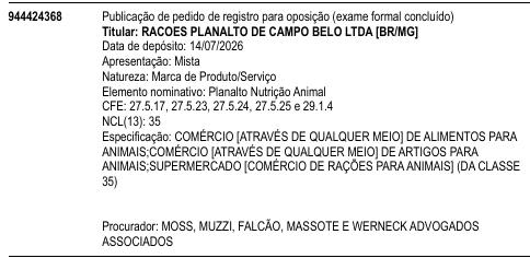 Planalto Nutrição Animal