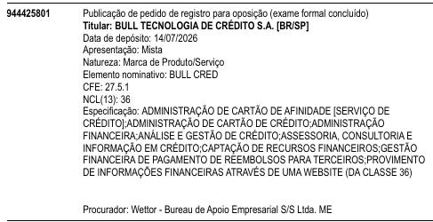 BULL CRED