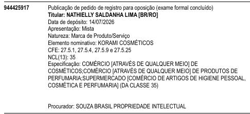 KORAMI COSMÉTICOS