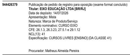 CURSO EIXO