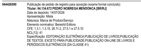 Bereshit Editora