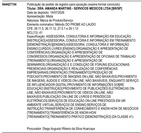 Método DO PROBE AO LAUDO