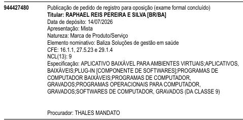 Baliza Soluções de gestão em saúde