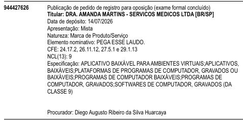 PEGA ESSE LAUDO.