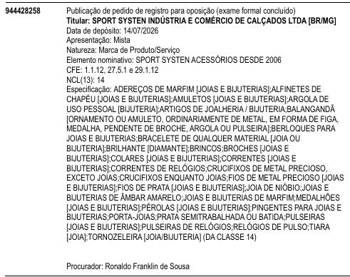 SPORT SYSTEN ACESSÓRIOS DESDE 2006