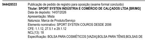 SPORT SYSTEN COUROS DESDE 2006