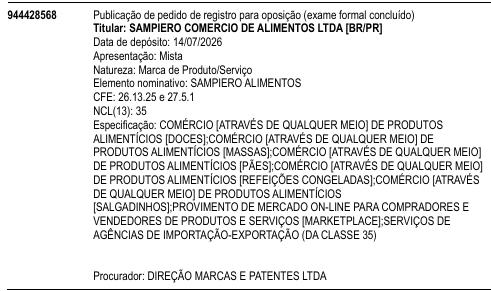 SAMPIERO ALIMENTOS