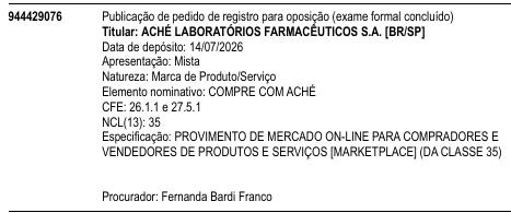COMPRE COM ACHÉ