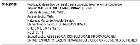 FISHING BASS BRASIL