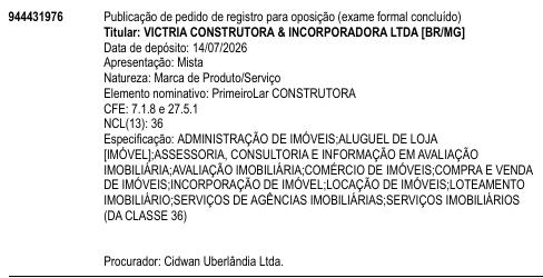 PrimeiroLar CONSTRUTORA