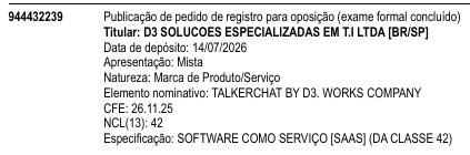 TALKERCHAT BY D3. WORKS COMPANY