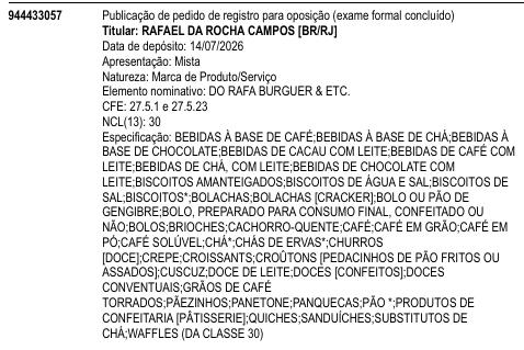 DO RAFA BURGUER & ETC.