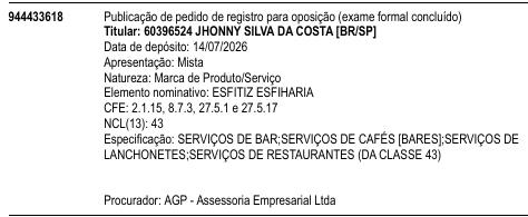 ESFITIZ ESFIHARIA