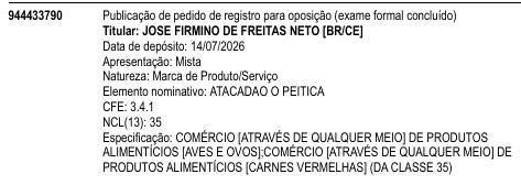 ATACADAO O PEITICA