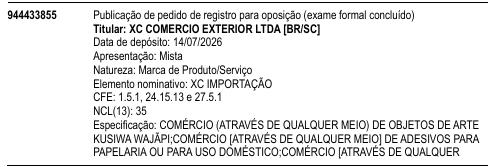 XC IMPORTAÇÃO