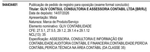 GLIV CONTABILIDADE