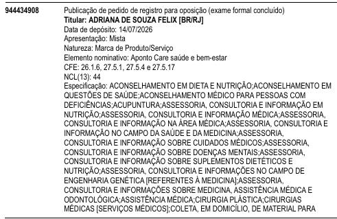Aponto Care saúde e bem-estar
