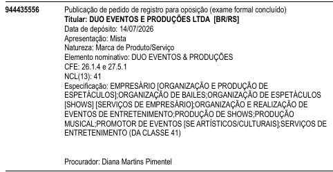DUO EVENTOS & PRODUÇÕES