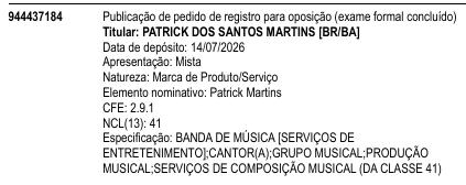 Patrick Martins