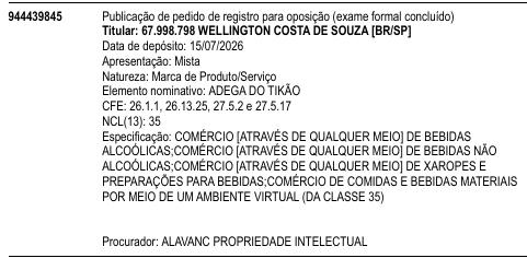ADEGA DO TIKÃO