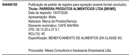 CAFÉ NAVIRAI