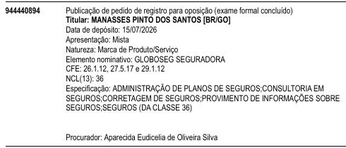 GLOBOSEG SEGURADORA