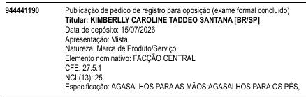 FACÇÃO CENTRAL