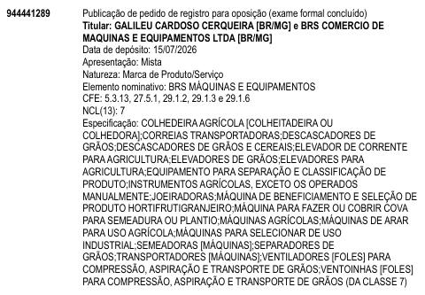 BRS MÁQUINAS E EQUIPAMENTOS