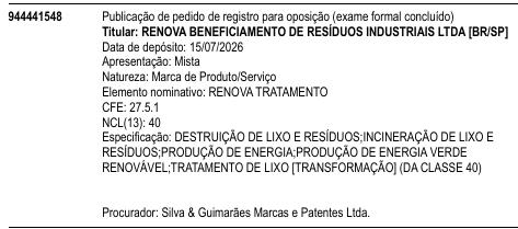 RENOVA TRATAMENTO