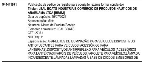 LEAL BOATS