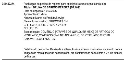 BRUMODAS BM