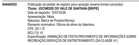 Oficina de slime da Valentina