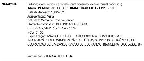 PLATINO ASSESSORIA