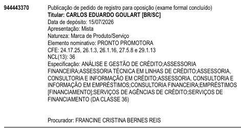 PRONTO PROMOTORA