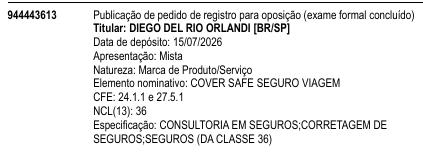 COVER SAFE SEGURO VIAGEM