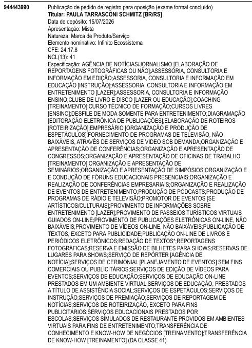 Infinito Ecossistema