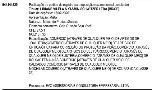 Seja Ousada Seja Você!