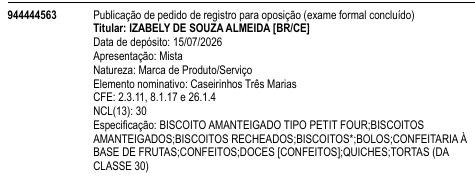Caseirinhos Três Marias