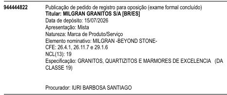 MILGRAN -BEYOND STONE