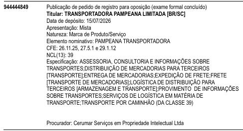 PAMPEANA TRANSPORTADORA