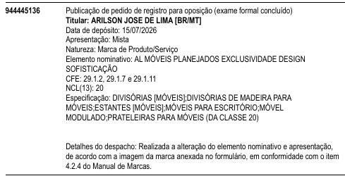 AL MÓVEIS PLANEJADOS EXCLUSIVIDADE DESIGN SOFISTICAÇÃO