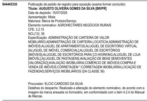 AGROHECTARES NEGÓCIOS RURAIS