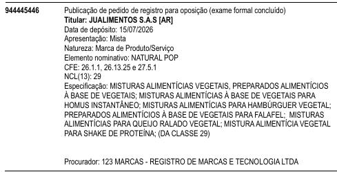 NATURAL POP
