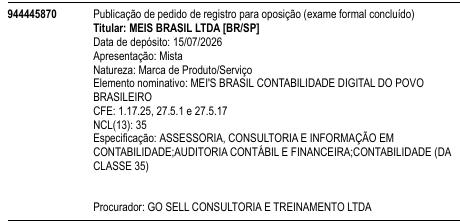 MEI'S BRASIL CONTABILIDADE DIGITAL DO POVO BRASILEIRO