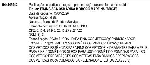 FLOR DE MULUNGU